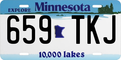 MN license plate 659TKJ