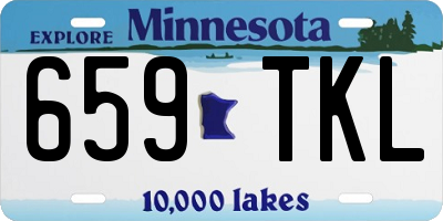 MN license plate 659TKL