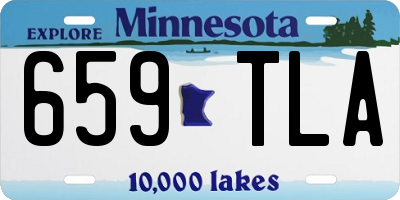 MN license plate 659TLA