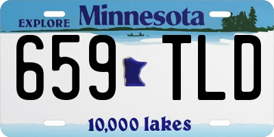 MN license plate 659TLD