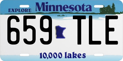 MN license plate 659TLE