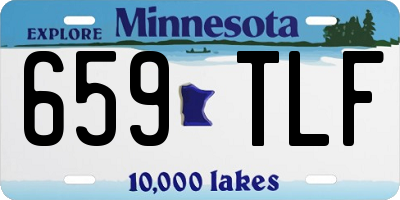 MN license plate 659TLF