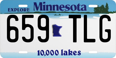 MN license plate 659TLG