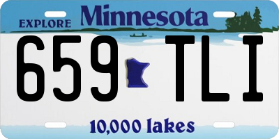 MN license plate 659TLI