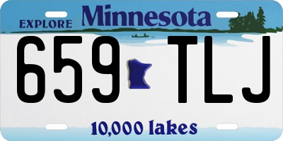 MN license plate 659TLJ