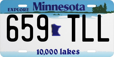 MN license plate 659TLL