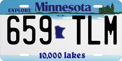 MN license plate 659TLM