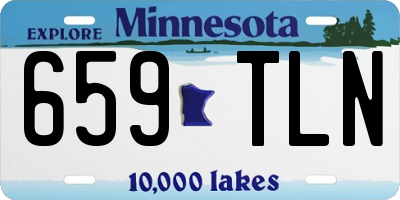 MN license plate 659TLN