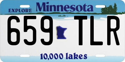 MN license plate 659TLR