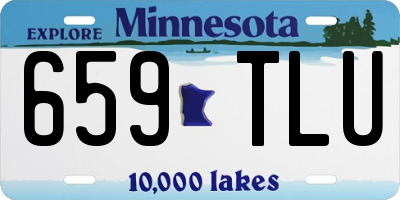MN license plate 659TLU