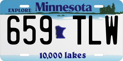 MN license plate 659TLW