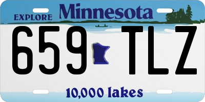 MN license plate 659TLZ