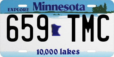 MN license plate 659TMC