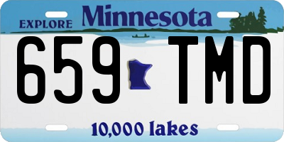 MN license plate 659TMD