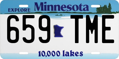 MN license plate 659TME