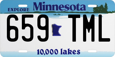 MN license plate 659TML