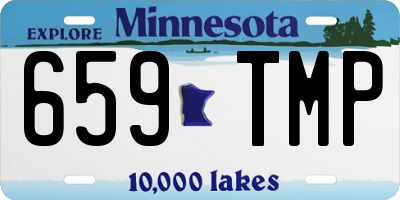 MN license plate 659TMP
