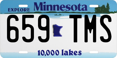 MN license plate 659TMS