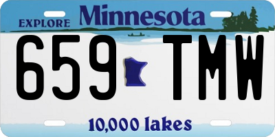 MN license plate 659TMW