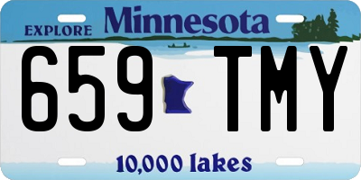 MN license plate 659TMY