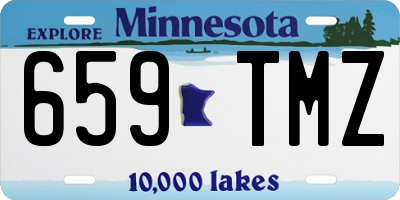 MN license plate 659TMZ