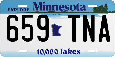 MN license plate 659TNA