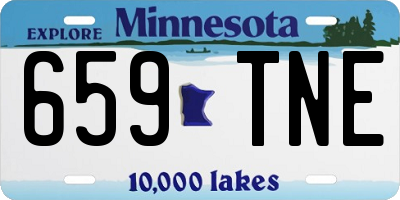 MN license plate 659TNE