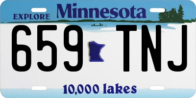 MN license plate 659TNJ