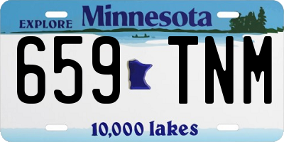 MN license plate 659TNM