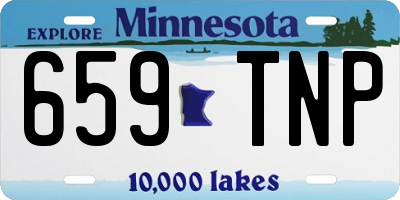 MN license plate 659TNP