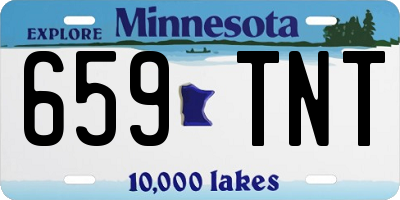 MN license plate 659TNT
