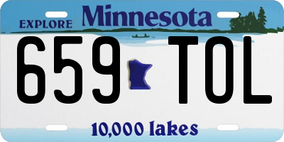 MN license plate 659TOL