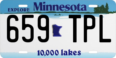 MN license plate 659TPL