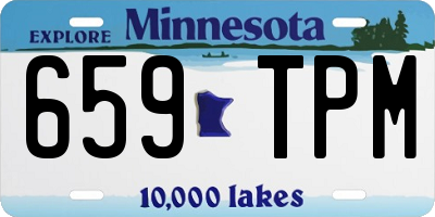 MN license plate 659TPM