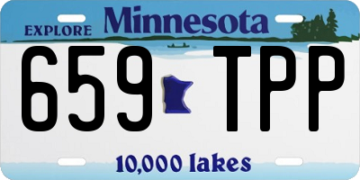 MN license plate 659TPP