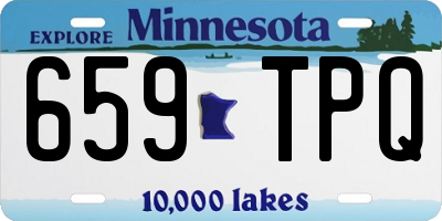 MN license plate 659TPQ