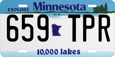 MN license plate 659TPR