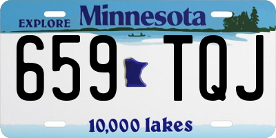MN license plate 659TQJ