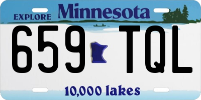 MN license plate 659TQL