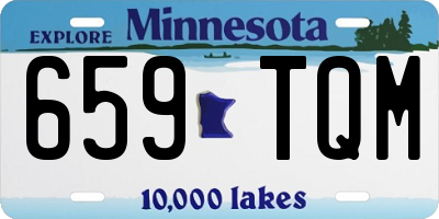 MN license plate 659TQM
