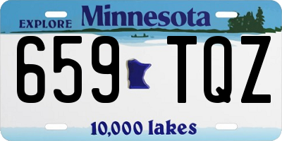 MN license plate 659TQZ