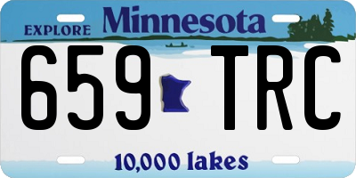 MN license plate 659TRC