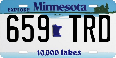 MN license plate 659TRD