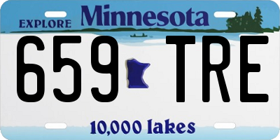 MN license plate 659TRE