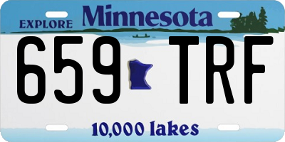 MN license plate 659TRF