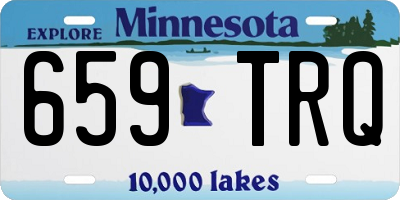 MN license plate 659TRQ