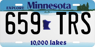 MN license plate 659TRS