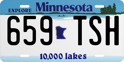 MN license plate 659TSH