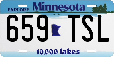 MN license plate 659TSL