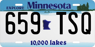 MN license plate 659TSQ